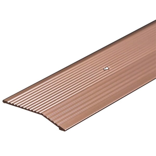 Tower Sealants M-D Building Products 0.375 in. H X 2 in. W X 72 in. L Prefinished Pewter Aluminum Carpet Trim 43860 - main